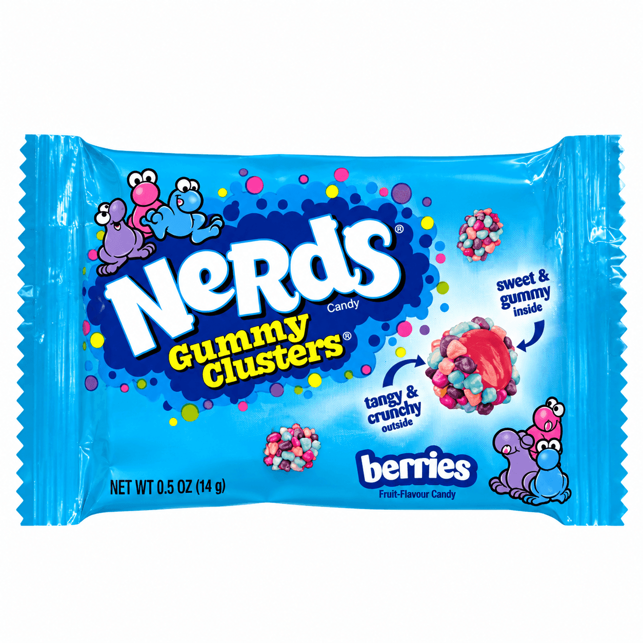 nerds gummy clusters berries 45gr