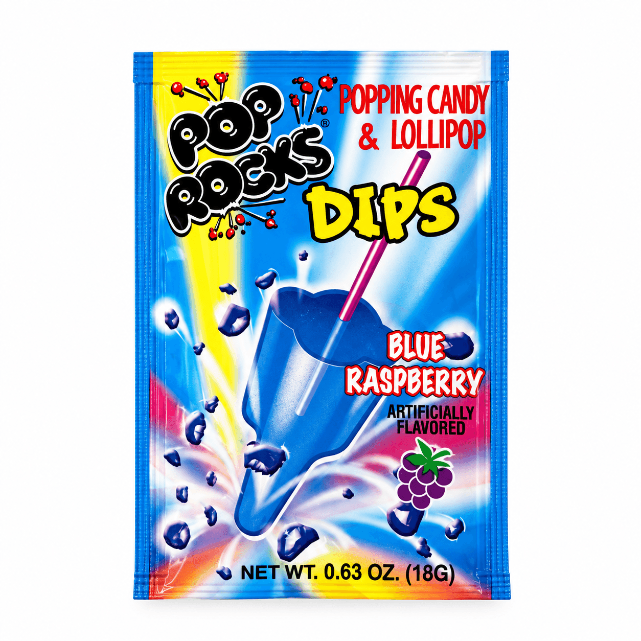 pop rocks dips blue raspberry