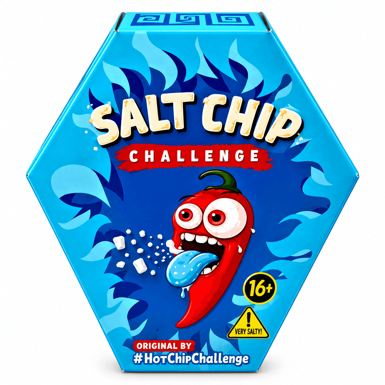 salt chip challenge very salty