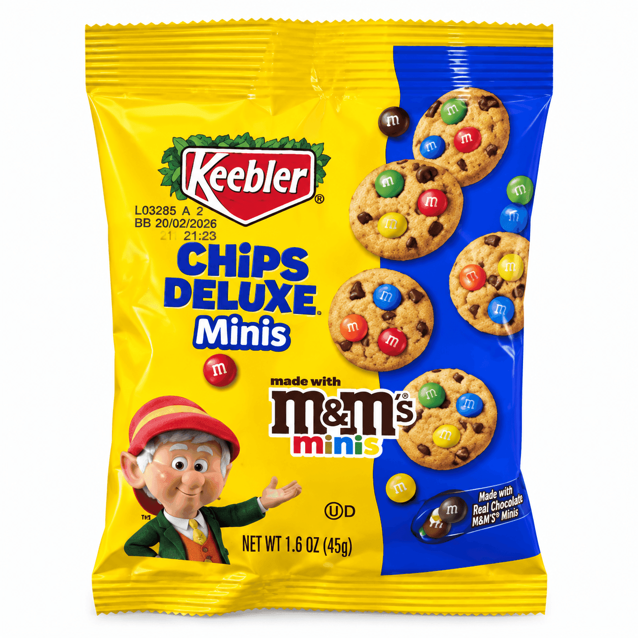 chips deluxe minis with m&m's minis